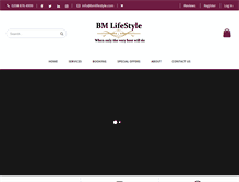 Tablet Screenshot of bmlifestyle.com
